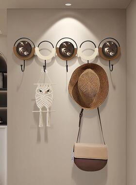 古风入户进钥匙挂钩置架ltao8076现代物简约大气免打孔中门卧室门