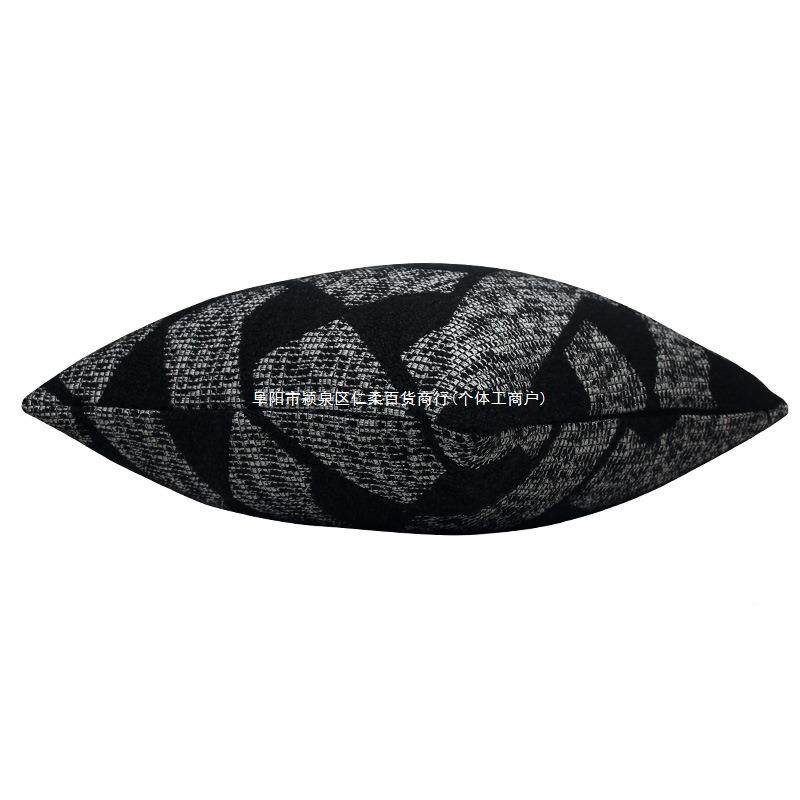黑白棉麻加厚现板枕套样间家用客厅沙抱发椅子床头靠YUEJURZ6垫靠,居家布艺,抱枕被,淘宝优惠券,粉丝福利购,淘宝优惠卷