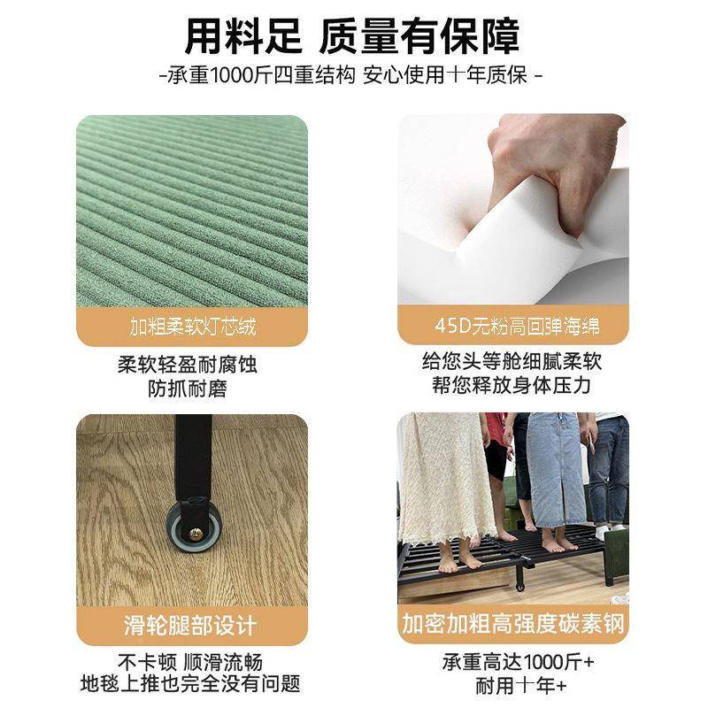 沙发床985多功风两用可折奶油客厅网红折叠伸缩阳能叠台单双人小