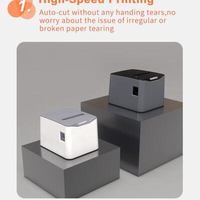 新款8打0MM热敏小票印台机/票据r/厨后/POS-8370前打印机/商超