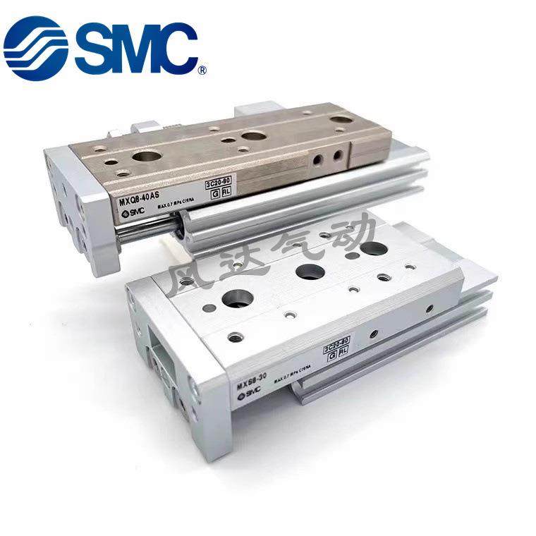 0SMC滑台气MXQ6/8/缸12/1625L-10/20/30/40/50/54875/10/AS/BS/B