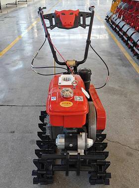 型小家用翻地机履带式田园管理机双链轨耘锄履TST出口带耕式微机