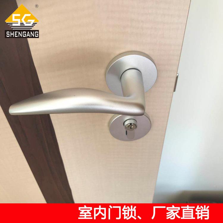 室铝内房间太空门把手锁具6666万科工程指定门厂配套锁工锁五金配