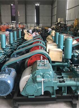 卧浆式三缸水泥W砂浆注浆机B2BW25050活高塞式泥浆泵压调速注机