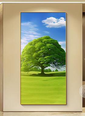 入户森林装饰xw825420画自画代小走廊过道树林现挂小路画画玄关清