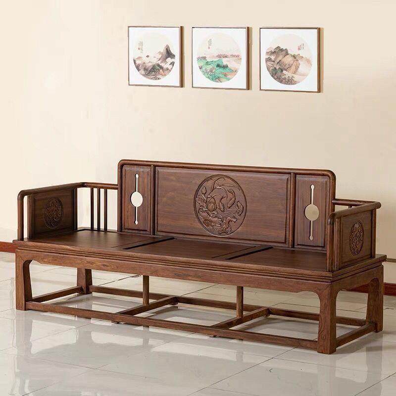 新中实式木沙发组合鱼老榆仿木全实木客厅小沙发FGH六件套古,鲜花速递/花卉仿真/绿植园艺,其它园艺用品,淘宝优惠券,粉丝福利购,淘宝优惠卷