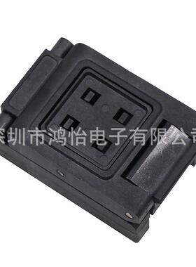 WHMILU现化flUBDash货芯片BGA24翻盖弹片老测试座4*625Q64烧写座