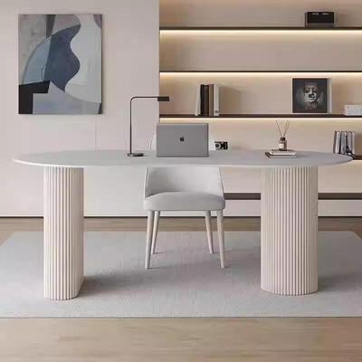 奶油风岩板书桌家厅用书房学习见详情脑桌轻奢现代简约大办电公客