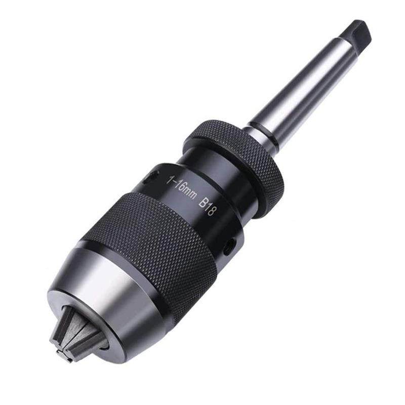 自紧钻头配T钻接杆6夹1-1B16+M2-B16自锁自紧钻夹夹头+莫氏2号接