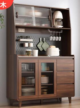 实木柜储餐边柜现代简约客厅柜茶水柜酒厨AZT房物柜收纳橱柜一