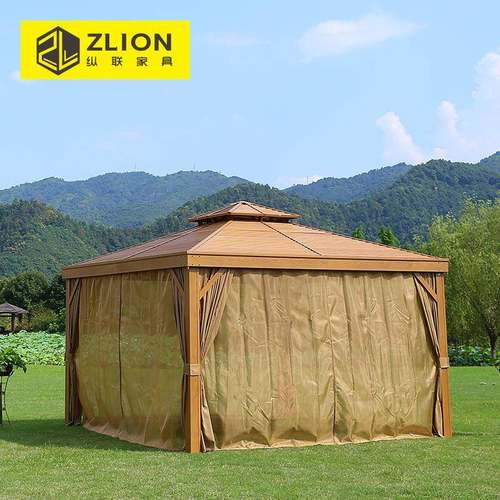 防雨户外角凉亭酒店桌椅休闲庭院四凉OGI亭花遮阳古典棚民宿露台