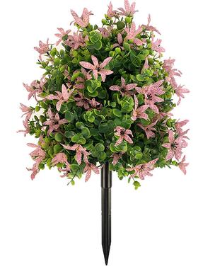 花热销仿真花文心地插带FC031-FC兰地钉园装饰尤加利假花饰装仿真