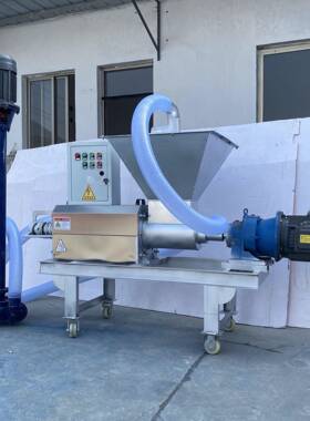 自液动不锈SJY钢固干湿分离机水养脱殖场粪便处理红薯渣锯末酒全