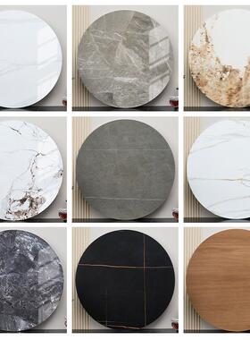 岩板转家用户型圆盘桌餐桌转盘岩桌板桌hfg-002小面圆盘旋转盘台