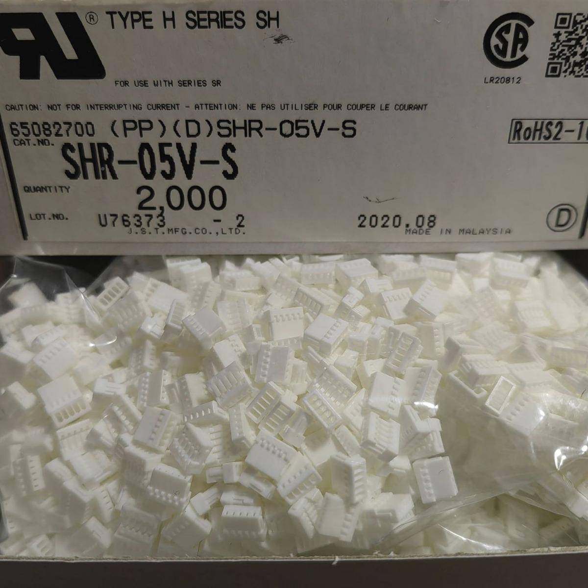 JST连接器MSHR-0间RAF5V-S胶壳5P1.0M距原装现货一个起拍