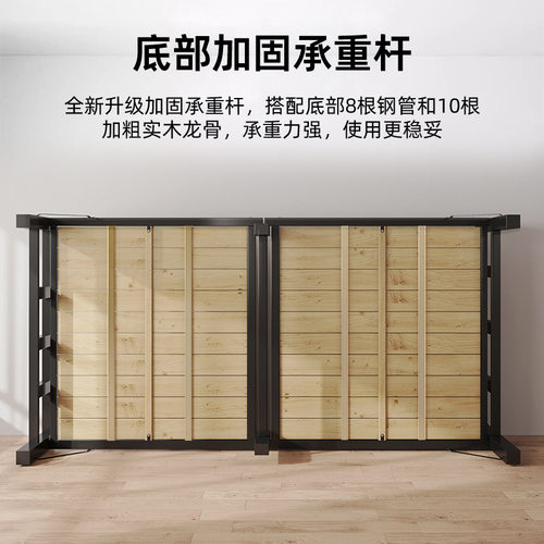 折叠床单人床成人午休简易床家用午睡小床实木双人床出租房铁架床