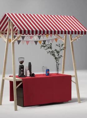 集市外网红摊位展示架促销架户子折叠动JIZ市摆摊实木夜移可折叠