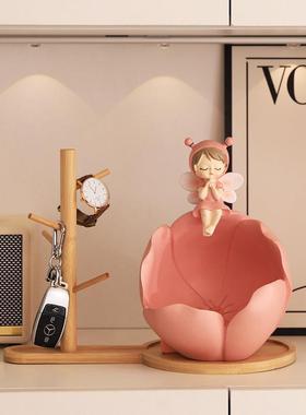 卡10022356可爱入居户门玄物关钥匙收纳置架摆件家装饰品客厅电徐