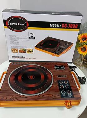 英文电陶炉35P00100W大功率工家炉用智能触屏陶炉可预约调节电单