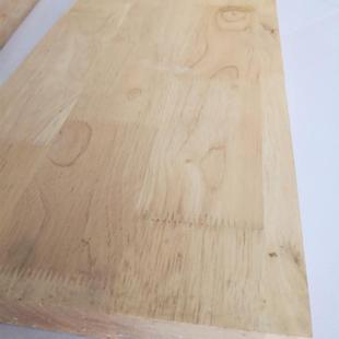 直销橡胶木桌指接板国40mm厚实泰木面YXN做板按规格学生桌