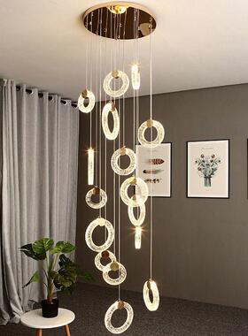 楼f梯间吊灯隔楼别墅公寓复吊式跃层lo63134t现代简约挑空客水厅