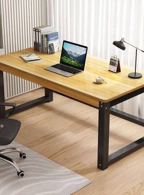 电脑桌台式易书桌家形用卧室WUZ学习小桌学生课桌简约长方办公简