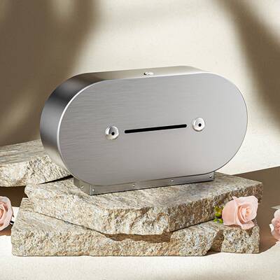 厕所双中心大卷挂纸架壁式免打卷孔酒店抽卫生间厕纸ZJH-7513盒商