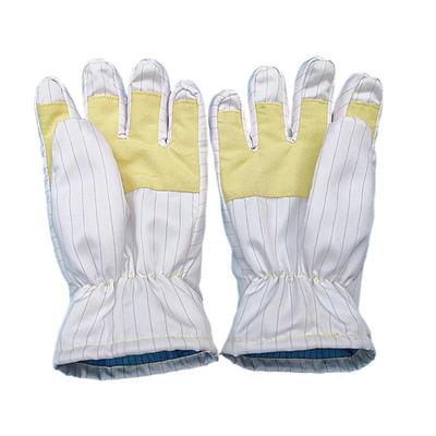 180度白色芳m纶洁净耐高温手套26c35cHLO尘无防m静电半导体XU0180