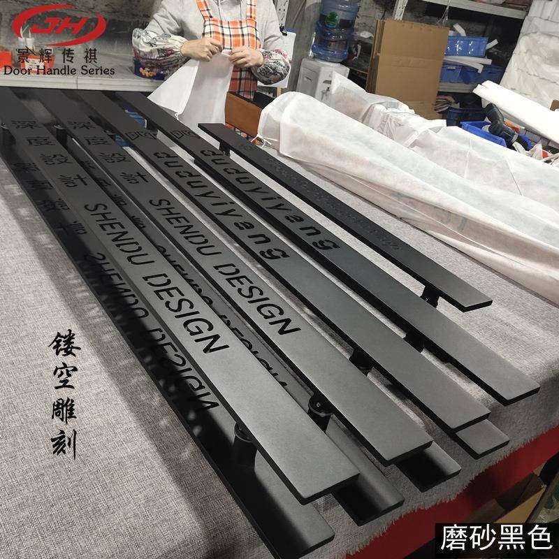 雕刻拉店名商标字玻门拉手服装店ECE商铺大门璃把手古铜刻色酒店