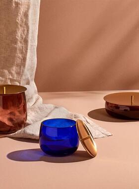 土耳其Nd努德进口晶玻璃防尘创意收纳u土耳其nu罐家用软水e装摆件