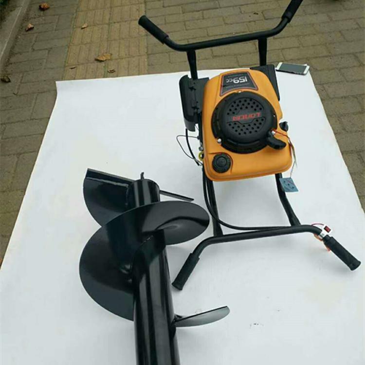 苗圃种长植钻坑设备硬土质手推式带架子的螺坑旋挖A/B/C/D/机加钻