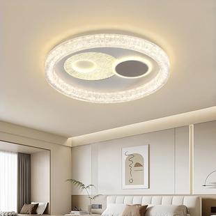 卧室主ld776灯房间吸顶灯20e24奢年新款 灯 网红轻设灯计感中山家装