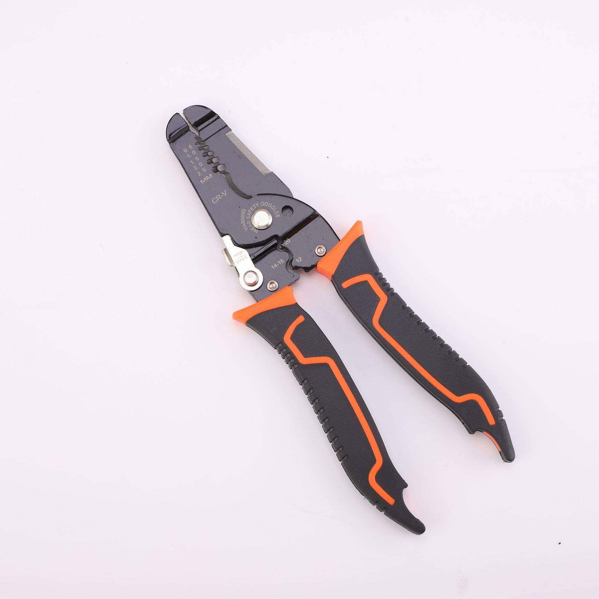 760绿林老工虎钳子尖嘴钢丝钳钳电多功能万用工业工级具大全斜嘴