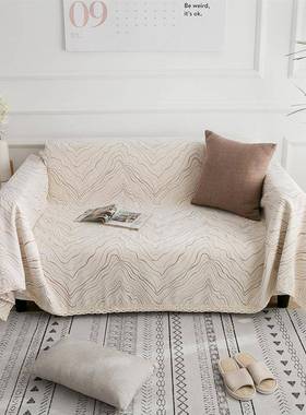 加厚雪尼尔沙全盖沙发巾树防滑JC-11290力多功能弹四季通用沙发叶