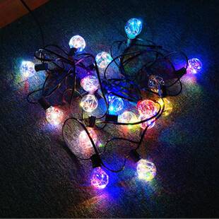 太阳能E1低压灯串2装 05ft25LHILED饰灯2庭院节日彩灯G4铜线灯串婚