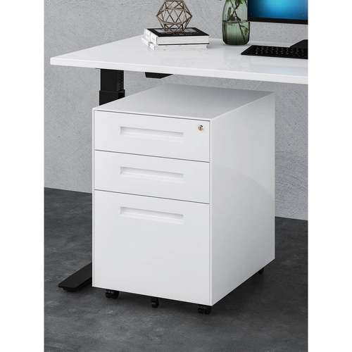 边A柜201510L公柜移动办文件柜三抽屉挂捞活动柜带锁小柜子桌矮柜