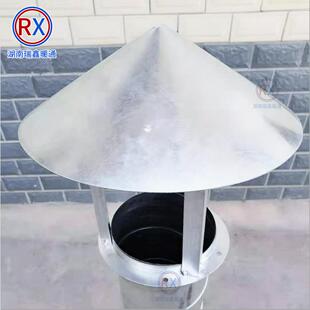 镀锌白铁防雨帽圆螺10风管板法兰形方形规型共通风旋管配件