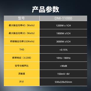 直销汽车音0响改装车载功率汽车D类路单功放3大VHO00W重低音
