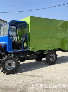 35马力拌四驱撒料车牛羊饲一CAC喂投车五立方搅撒料体料机