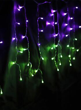 低压流星雨灯LED冰条灯GB灯闪灯户外R可串联庭院彩JWU装圣诞节日