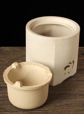 白日泥炭陶19596壶耐热炉煮茶器套装式侧把壶提梁壶烧壶窑变釉水