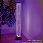 水族灯LED781七地彩变落气泡鱼灯FISH鱼L色AMP卧室客厅装 饰落地台