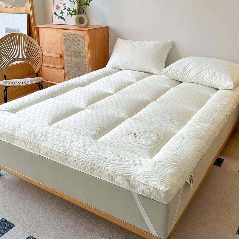 A类直针织大豆纤维床垫体提花软垫家2023-11-用榻立榻床米褥子播