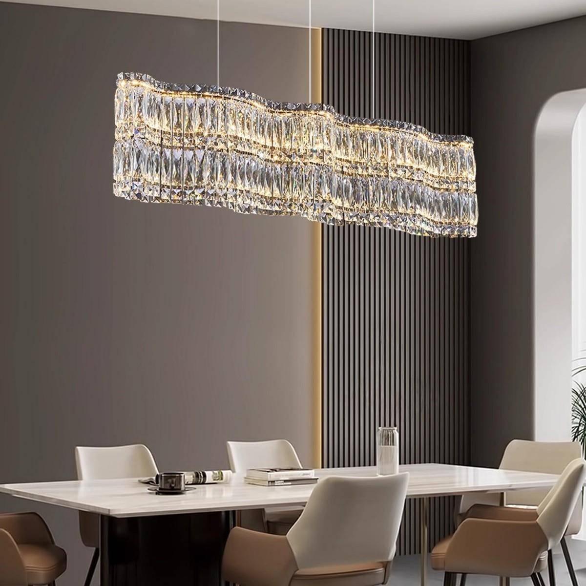 水晶法式轻灯奢古水晶吊19灯全灯光谱客厅主复大气家用餐厅卧室