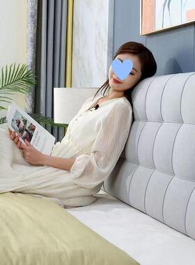 新床头靠垫背软包榻榻米无床靠大自粘靠枕床xCX6bmAX靠罩床上款垫