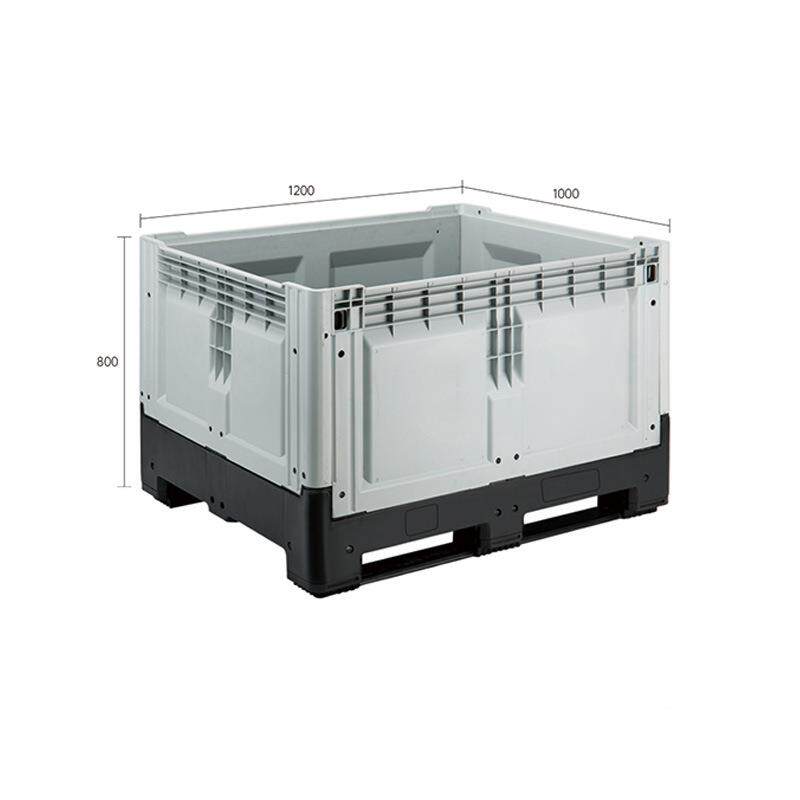 板210式折叠卡箱MFD仓储1物流箱托盘折叠箱可带盖封闭周式立库转