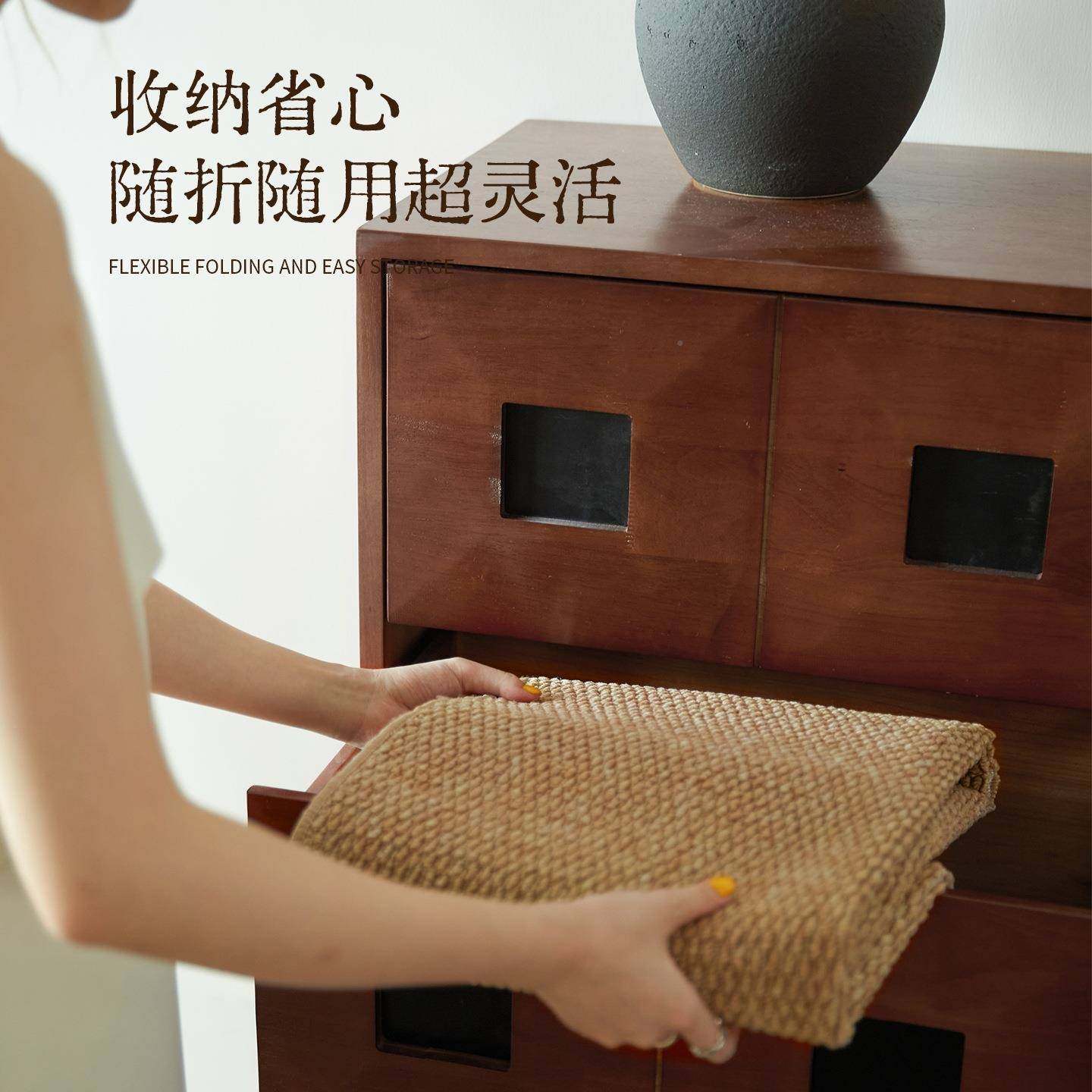 可F98H65M9地机洗仿麻地毯客厅205新款可折叠中2古风沙发垫可拆剑,居家布艺,地毯,淘宝优惠券,粉丝福利购,淘宝优惠卷