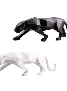 现简约轻奢电视动物3柜摆代件大售楼处样间雕塑工艺品品客厅装号