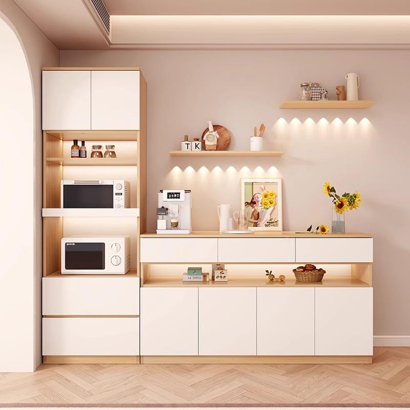 全工厂蜂窝001铝合金屋餐柜靠墙一储物柜厨体房客厅到顶高边低组