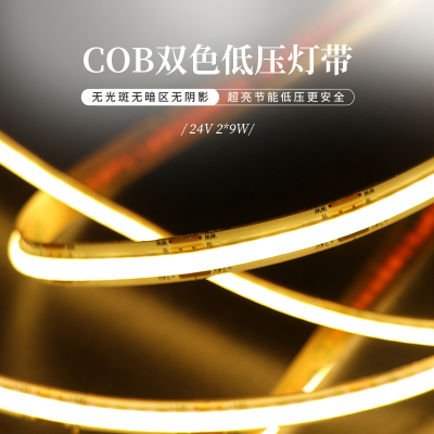 米家智控COB双色无光斑灯带24V